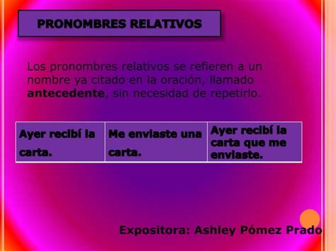 El Pronombre Y El Verbo Ppt