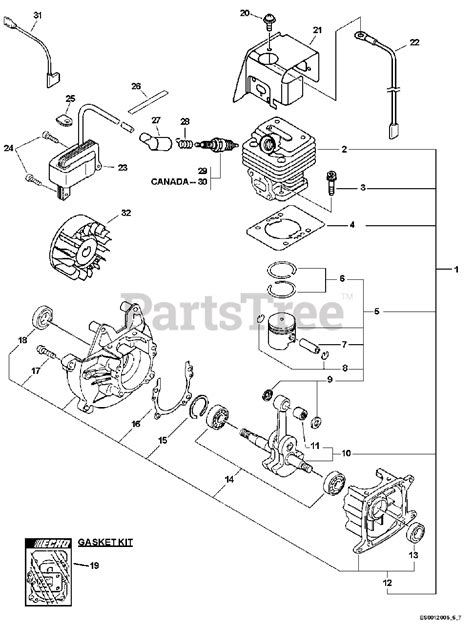 Echo Es Echo Shred N Vac Blower Sn Engine