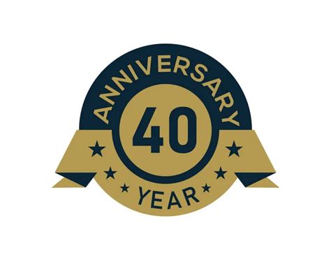 9530754 40th Anniversary Logo Vector Images Depositphotos