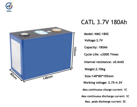 Deep Cycle Catl V Ah Battery Nmc Car Battery For Electric Car E