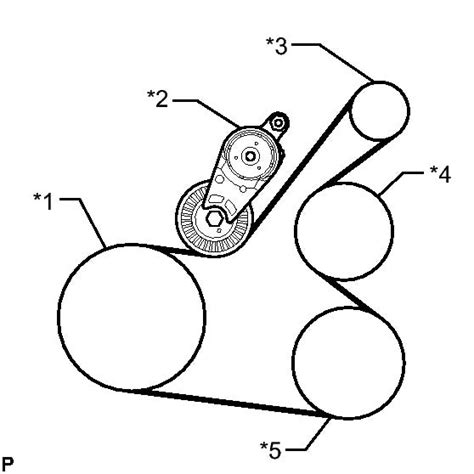 Belt Diagram For Toyota Corolla Toyota Corolla Serpe