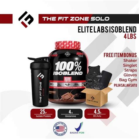 Elite Labs Isoblend Lbs Whey Protein Isolate Elitelabs Iso Blend Bpom