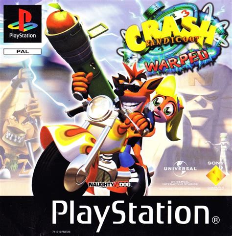 Crash Bandicoot Warped 1998 PlayStation Box Cover Art MobyGames