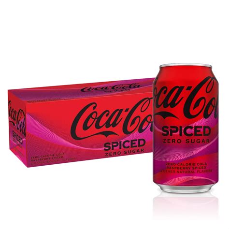 Fresh 12 Pk Coca Cola Coke Spiced Zero Brand New Soda Emporium