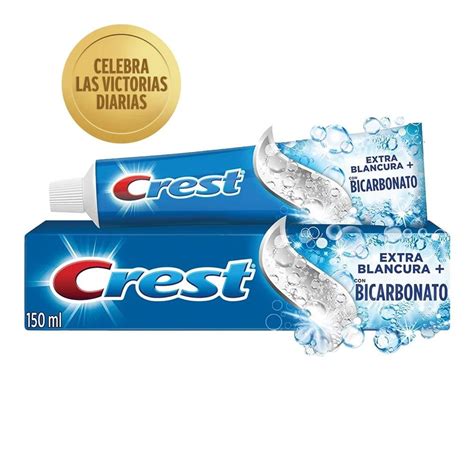 Pasta Dental Crest Xtra Blancura Con Bicarbonato 150 Ml Walmart