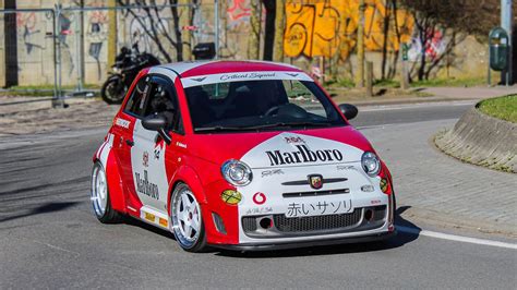 Abarth Compilation Sounds Accelerations Flames Pops Bangs Youtube