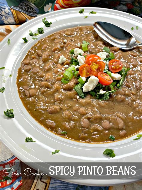 Olla Podrida Slow Cooker Spicy Pinto Beans