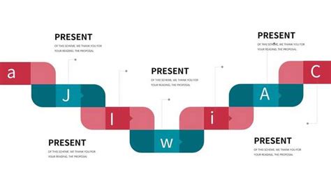 Graphic Of Curved Line With Arrows PowerPoint | Template Free Download ...