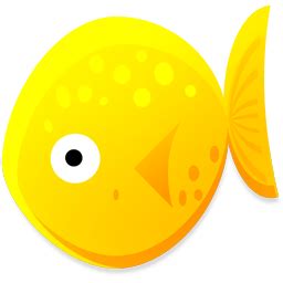 Yellow Fish icon free download as PNG and ICO formats, VeryIcon.com