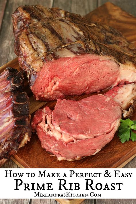 How To Make A Perfect And Easy Prime Rib Roast Mirlandras Kitchen