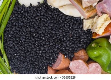 Feijoada Ingredients On White Background Stock Photo 32655196 ...