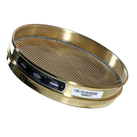 Advantech Brass Test Sieves 8 Diameter 12 Mesh Half Height