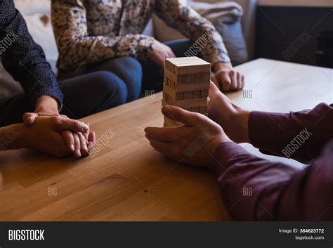 Guys Play Jenga Image And Photo Free Trial Bigstock