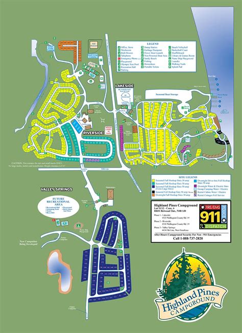 Campground Map | Highland Pines