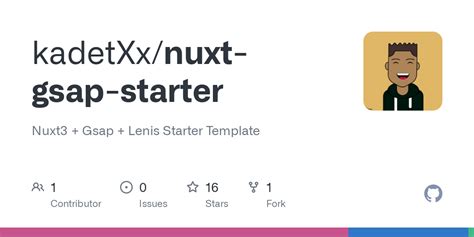 GitHub KadetXx Nuxt Gsap Starter Nuxt3 Gsap Lenis Starter Template