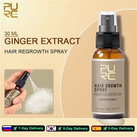 【authentic Authorization】purc Falling Hair Oil Spray Ginger Thickening Serum Strengthen Weak