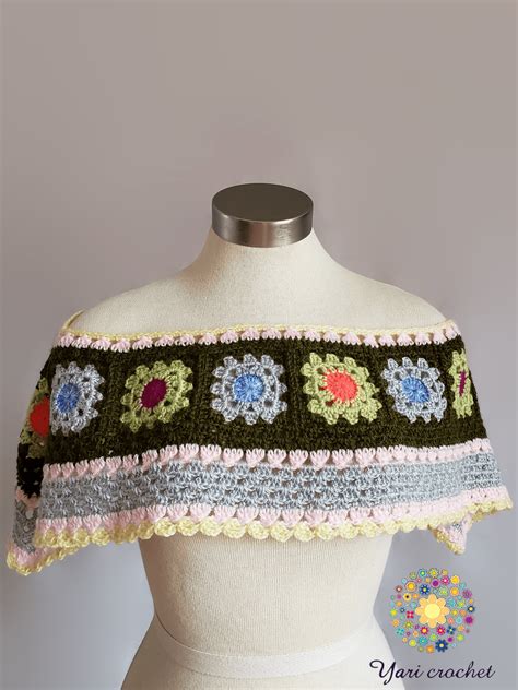 Poncho Granny Yari Crochet