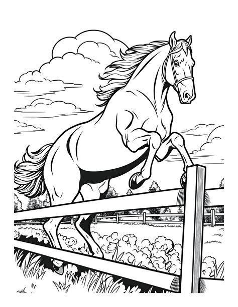 Free Horse Lovers Coloring Page 33 Free Coloring Adventure