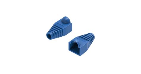 VENTION IOCL0 50 RJ45 Strain Relief Boots Blue PVC Style 50 Pack