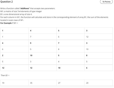 Solved Question 2 10 Points Write A Function Called