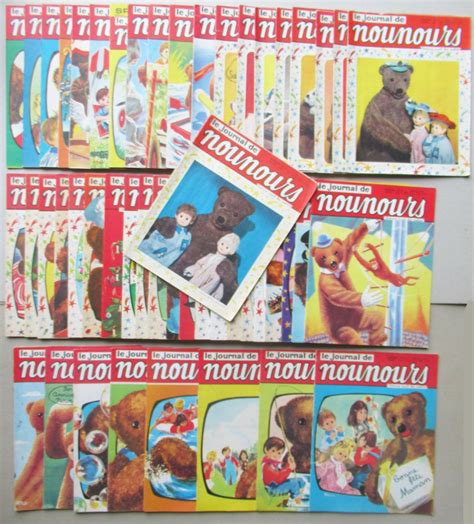 Bonne Nuit Les Petits Journal De Nounours Mensuel ORTF Lot De 49