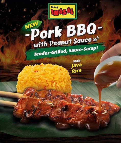 Mang Inasal Pork Barbecue, Peanut Sauce, And Java Rice