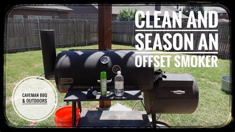 How To Clean And Season Your Smoker Grill Rust Removal And Deep Clean