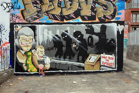 Planet of the Apes Graffiti Murals