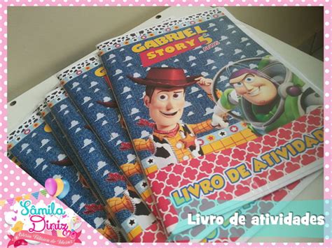 Revista De Colorir Toy Story Livrinho Atividades Livro 10x15