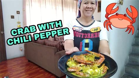 Crab With Chili Pepper Ketam Masak Cili Padi Chem Youtube