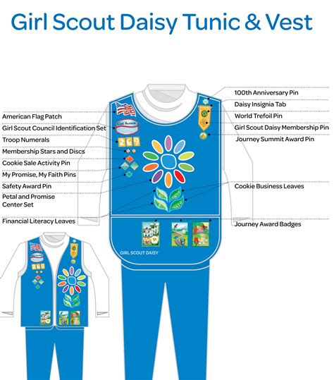 Girl Scout Daisy Uniform See The List Of All Insignia For Girl Scout Daisies Download The