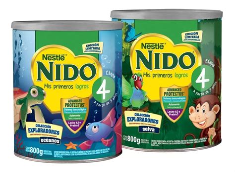 Nido 4 Prebio3 leche en polvo lata x 800g Nestlé en Precialo Leche