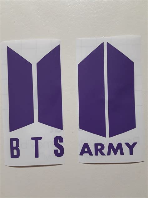 Vinyl Decal Car | Bts + Army Logo Sticker