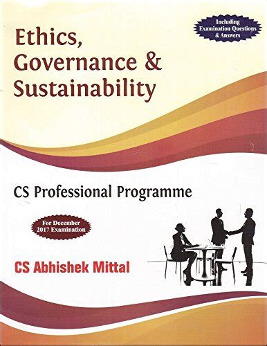 Sangeet Kedia S Ethics Governance Sustainability For Cs Professional