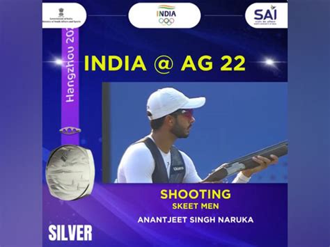 Asian Games Anant Jeet Secures Silver Medal In Men S Skeet Shooting