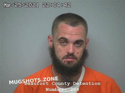 Dustin Anthony Rushing 03 25 2021 Beaufort County Mugshots Zone