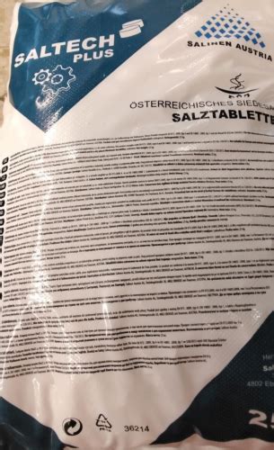 Salztabletten Regeneriersalz Wasserenthärtung Enthärtersalz 25 Kg