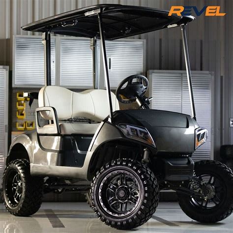 Gtw Titan 12 Black And Machined Golf Cart