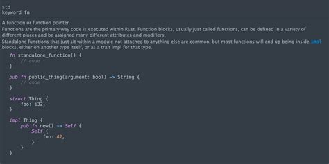 Understanding Functions In Rust