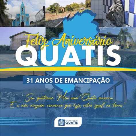 De Novembro Parab Ns Nossa Querida Cidade De Quatis Prefeitura