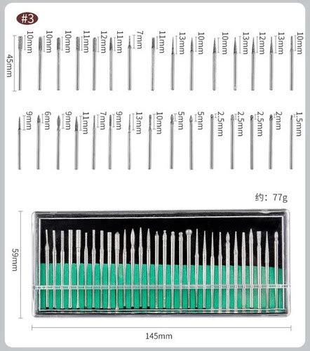 Kit Completo X 30 Puntas Para Mini Torno Fresas Diamantadas MercadoLibre