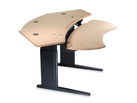 Biomorph Flexo Desk A Corner Based Dual Surface Desk With Crank Or