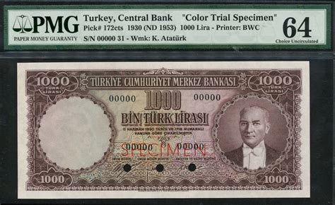 Central Bank Of Turkey Colour Trial Lira Law Of