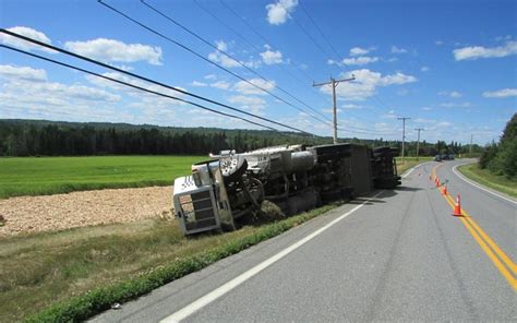 Tractor Trailer Rollover On Route 11 In Masardis [photos]