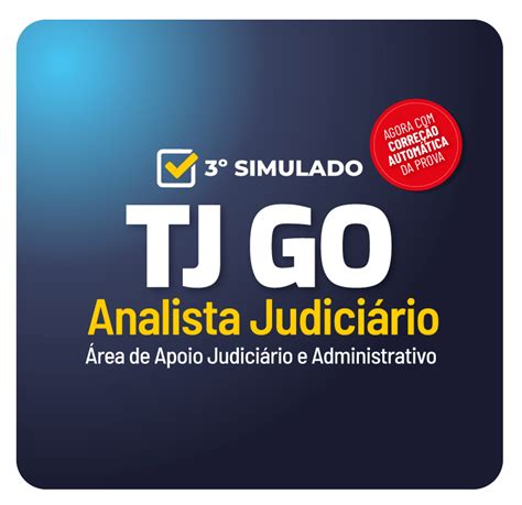 Tj Go Simulado Analista Judici Rio Rea De Apoio Judici Rio E