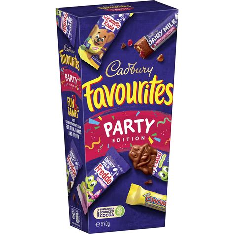 Cadbury Favourites Party Pack 570g Woolworths