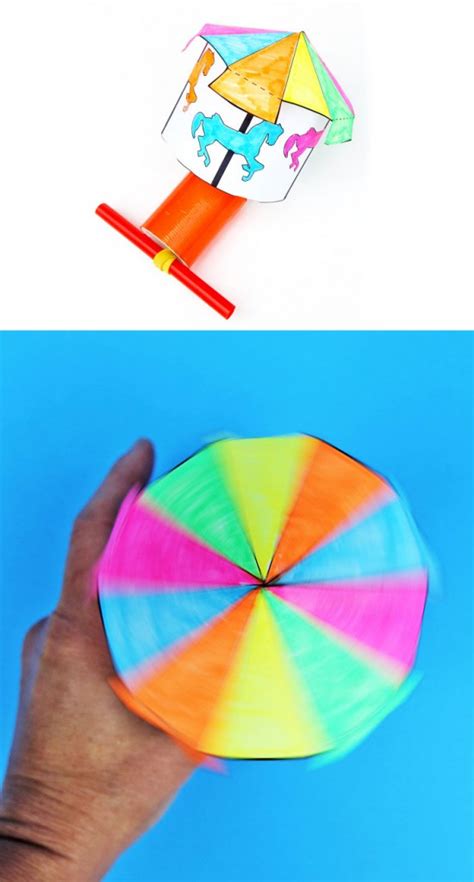 DIY Toy: Make a Kinetic Carousel - Babble Dabble Do