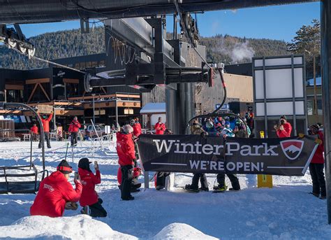 Winter Park Resort Is Open For The 202021 Season Colorado Ski Country