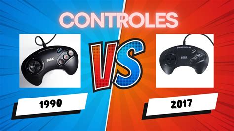 Diferen As Entre Os Controles Do Mega Drive Controle De