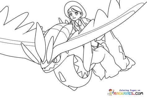 Pokémon Scarlet and Violet Coloring Pages